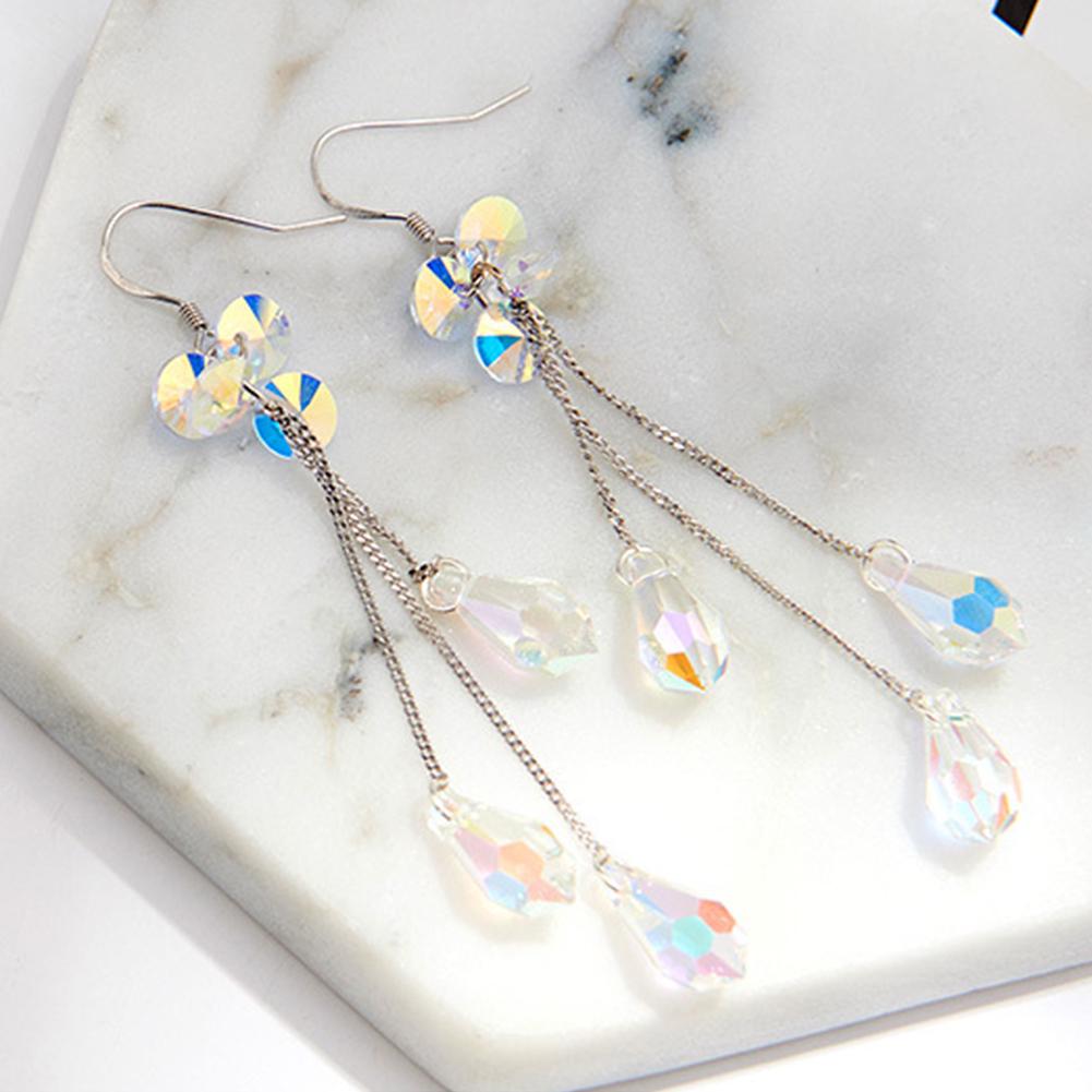 Серьги Bluelans с кисточками, крючком, разноцветные, длинные, свисающие, женские