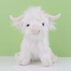 Highland Cow Stuffed Animal Plush Toys, Realistic Soft Cuddly Farm Toy, 10inch Soft Cow Plush Toy Christmas Gift for Kids
