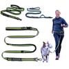 Pet Double Handle Dog Lead Reflective Dog Lead,Hands Free Dog Lead for Running Walking Training Hiking, Ideal for Medium To Large Dogs