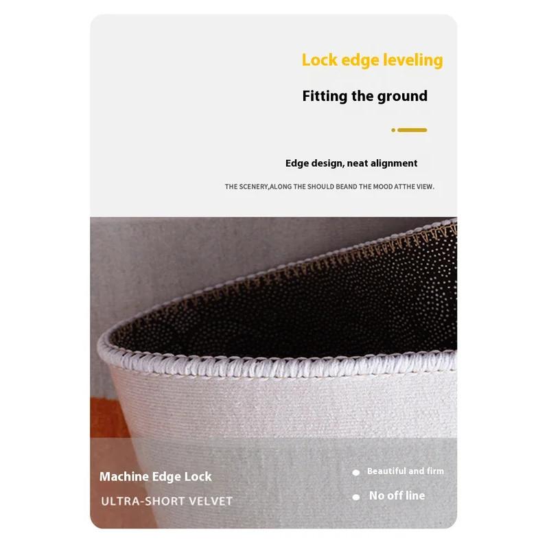 Minimalist Computer Chair, Floor Mat, Desk, Swivel Chair, Gaming Chair, Study, Office, Anti-Slip Carpet, Home Decoration