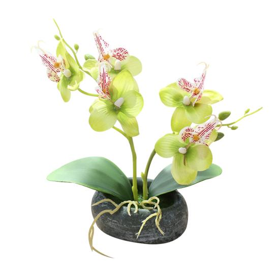 Artificial Butterfly Orchid Bonsai Fake Flower Simulation Home Office Decor