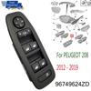 96749624ZD передний левый водительский переключатель электрического стеклоподъемника, кнопки управления подъемником, детали для PEUGEOT 208 2008, автомобильные аксессуары