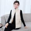 Thickened Warm Vest for Women Loose-Fit Sleeveless Coat with Short Padded or Autumn and Winter