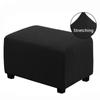 Rectangle Jacquard Ottoman Stool Cover Elastic Footstool Sofa Slipcover Footrest Chair Covers Furniture Protector Covers NEW
