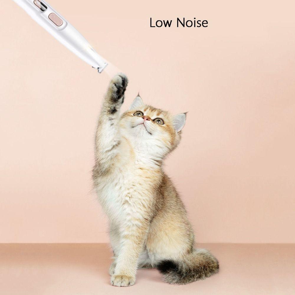 Умный дисплей машинка для стрижки кошек с LED триммер для лап питомца беспроводная машинка для стрижки шерсти собак чистка