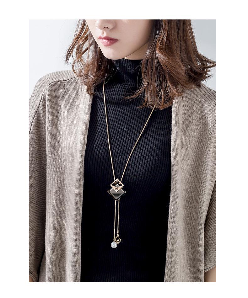 2021 Новое женское универсальное высококачественное декоративное ожерелье-свитер с подвеской