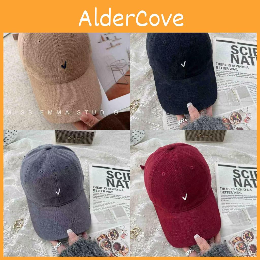 Vintage Style Denim Baseball Hat With Embroidery For Adults Spring And Summer Use