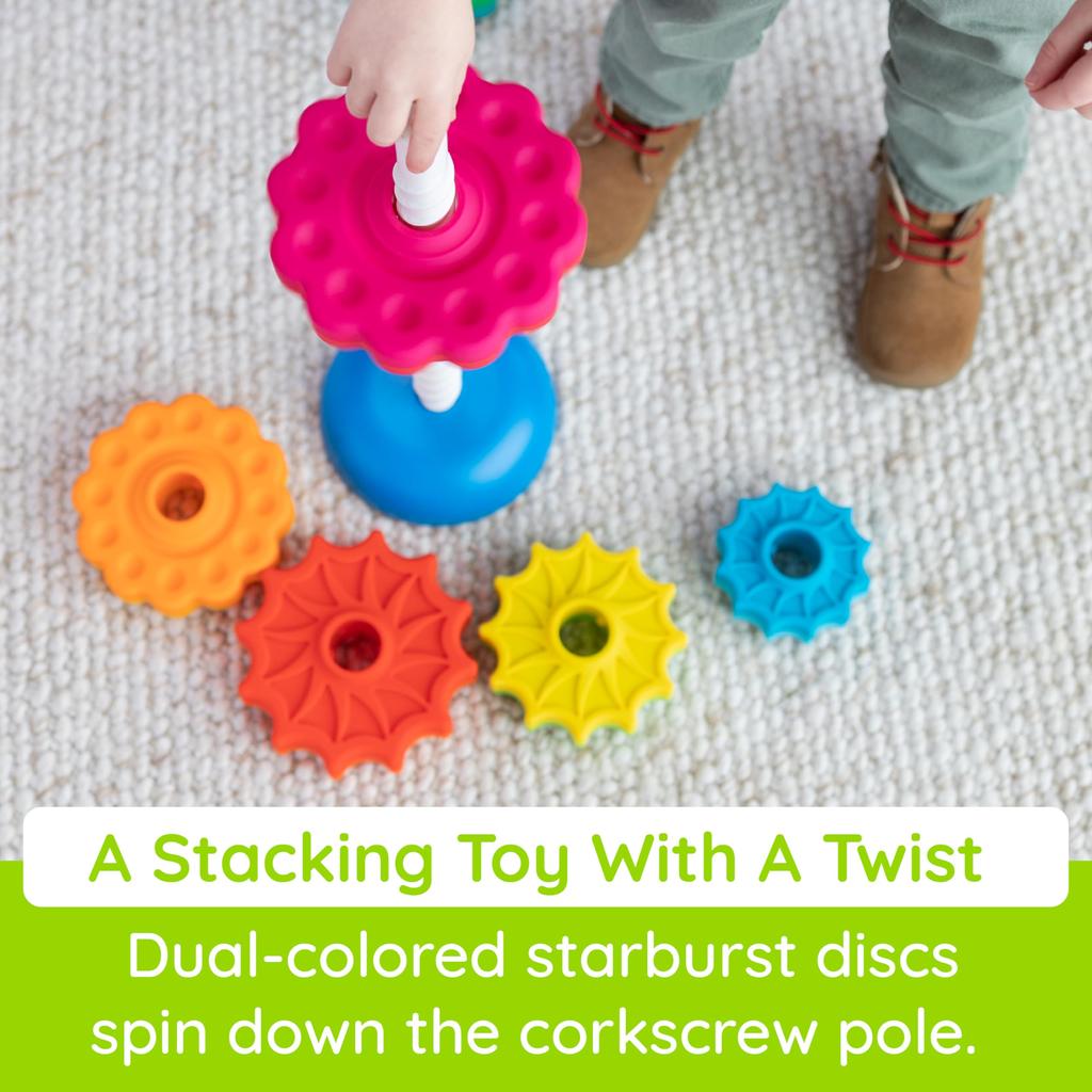 Fat Brain Toys Spin Again Educational Toy, 13x42cm, FA110-1, Authentic