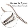 Long Handle Dental Orthodontic Lingual Weingart Plier 60 Degree Angled Dental Cinch Back Wire Bending Plier (16CM) Dentist Tools