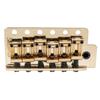 Wilkinson WVC-SB 6-точечный тремоло бридж Винтажное стальное седло с цельностальным блоком для гитары USA Vintage StratJapan Strat, золото