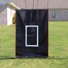 Baseball Batting Cage Backdrop and Net Saver Heavy Duty Portable Rolling with Elastic Ropes Backstop