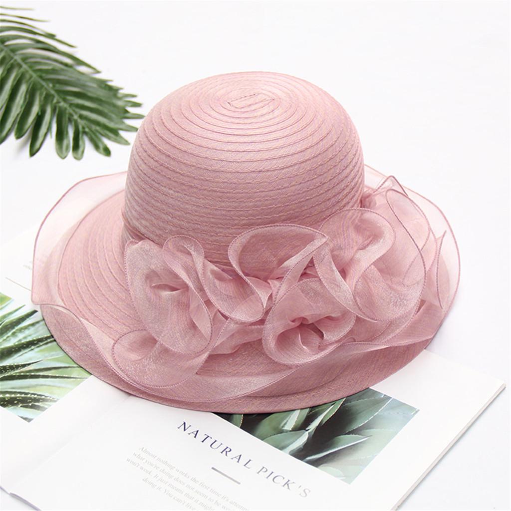 (Projector)Women's Organza Church Fascinator Bridal Tea Party Wedding Hat