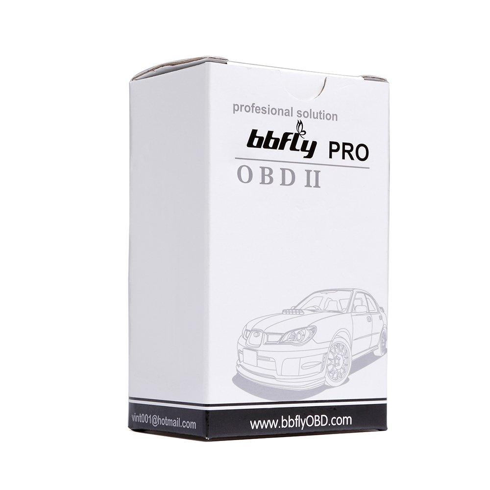 bbfly-A9 OBD II OBD2 16 Pin Splitter Extension 1x Male and 2X Female Extension Cable Adapter (2FT/60CM)