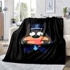 Sheriff Labrador Theme Printed Blanket - Perfect for Couch, Bed, Travel & Outdoor Use | Machine Washable, Cozy & Durable.