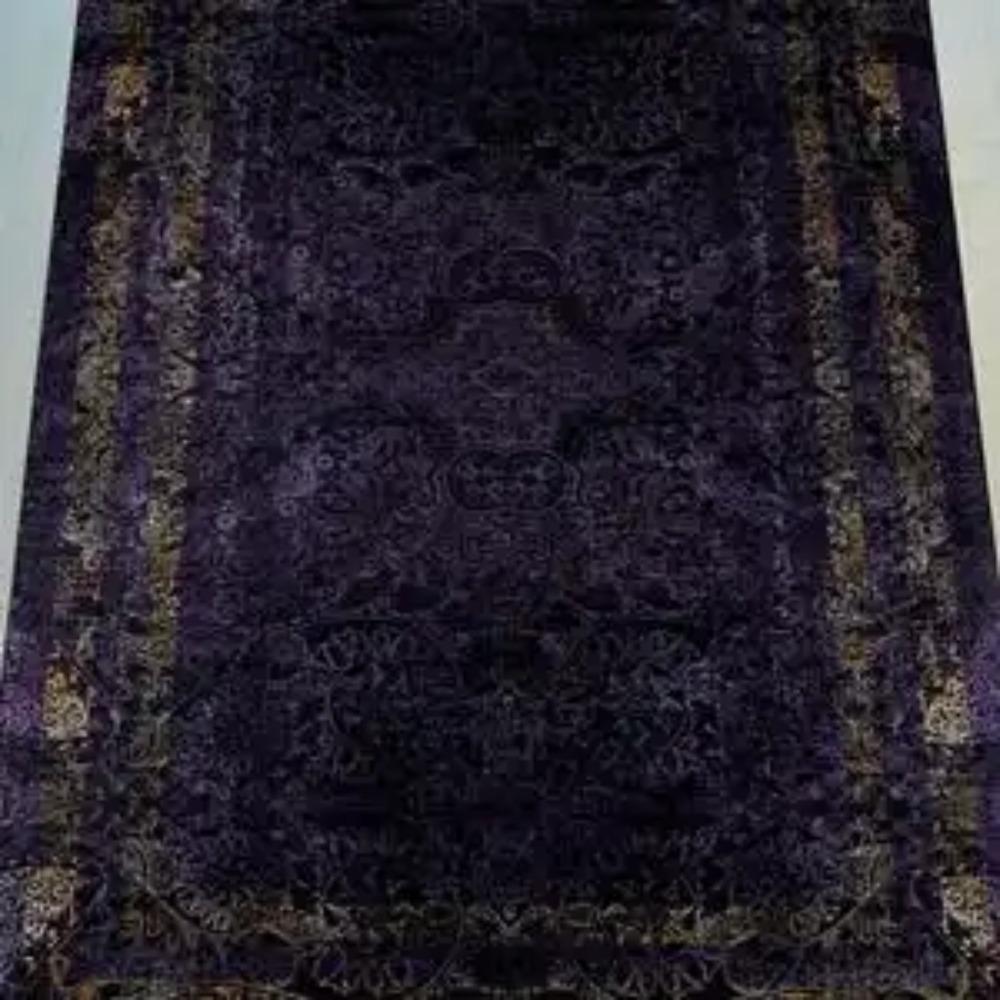Purple, Oriental  Vintage Rug