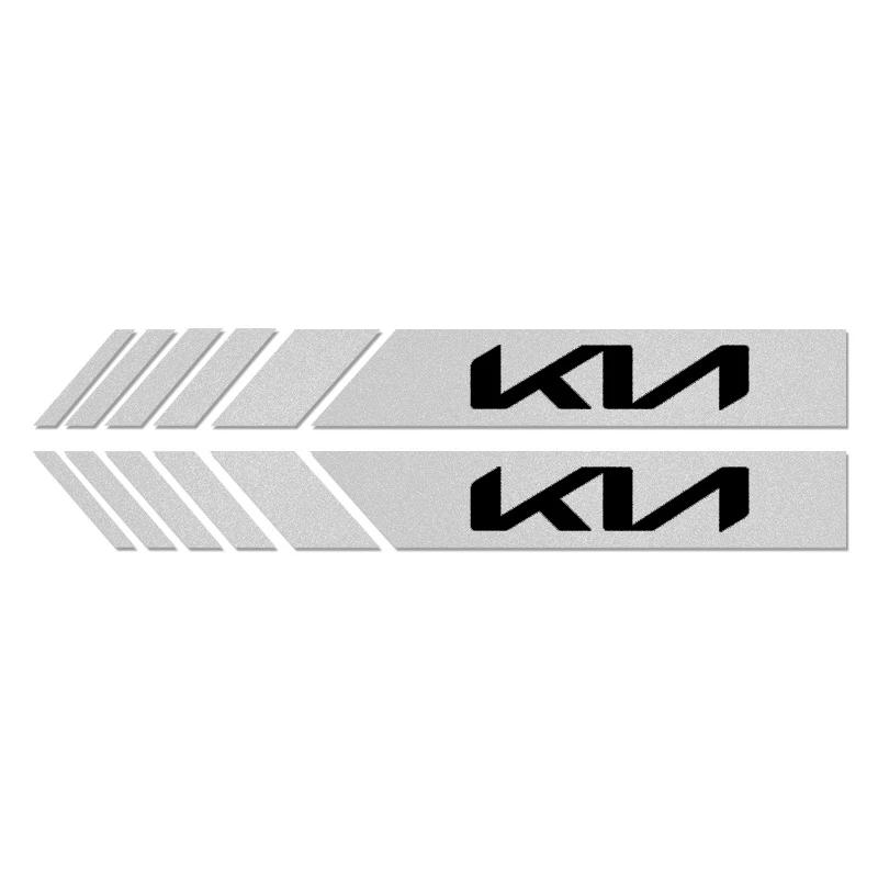 2 PCS Car Sticker Truck Vinyl Stripe Sport Rearview Side Mirror Decal For KIA Ceed Optoma Picanto Rio Sorento Soul Sportage wspy00