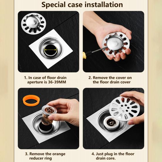 Practical Anti-clogging Anti-odor ABS Easy Cleaning Sewer Drain Deodorant Core Home Supply Deodorant Floor Drain