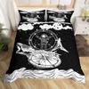 Cartoon Astronaut Galaxy Full Size Comforter Collections For Boys Girls Kids Bedroom Decor Star Bedding Collections Quilt Collection With Pillowcases