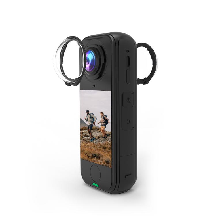 Для Insta360 X4 Air PULUZ Вращающийся Защитный Чехол из Оптического Стекла для Объектива (прозрачный)