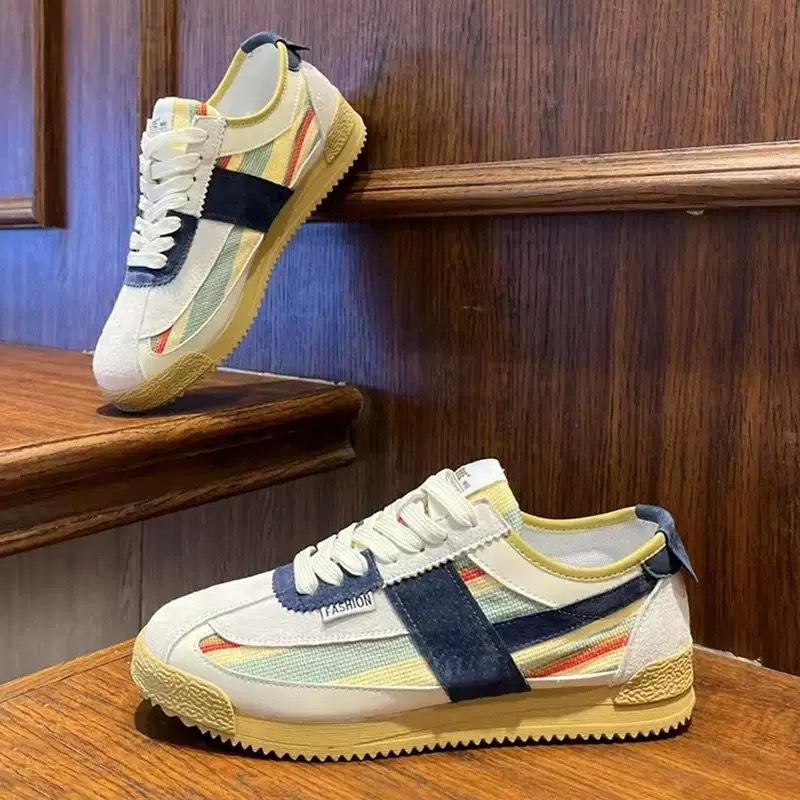 Мужская обувь 2025 весна и лето новая дышащая повседневная моральная тренировка обувь Форреста Гампа корейская версия универсальная цветовая гамма высокой ценности