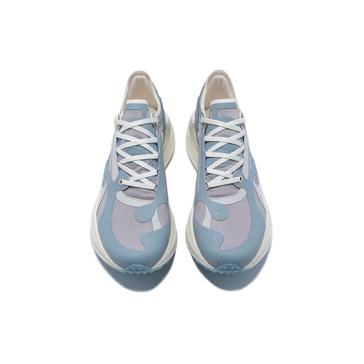 Li-Ning 1990 Absolute Shadow RMX Retro Low-Top Sports Casual Shoes Men Sneakers Blue Grey ALFT033-3