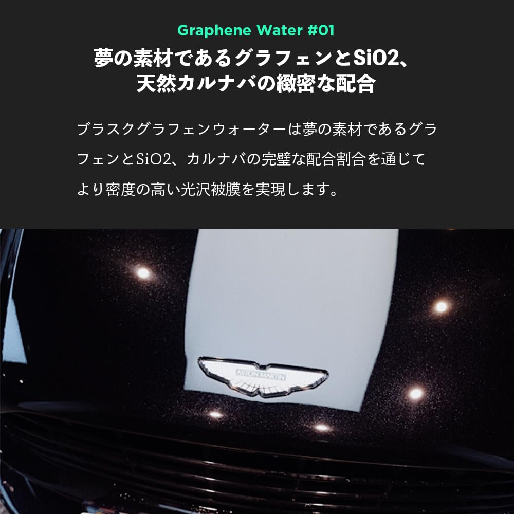 BLASK 12 Graphene Water 500мл 12 Графен SiO2 Карнауба Графеновая Вода для Мойки Автомобиля и Нет. (Покрытие BLASK)