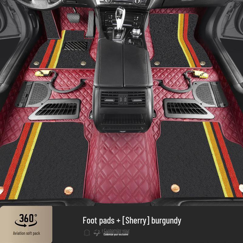 Индивидуальные кожаные коврики для пола 360° для Haval H6 и Geely Xingyuan - Удобные, Нескользящие, Специальные для автомобиля