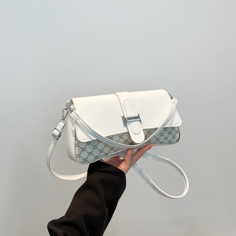 Niche Design Underarm Bag Women's 2025 New Trendy Simple and Versatile Small Square Bag Casual Shoulder Messenger Bag