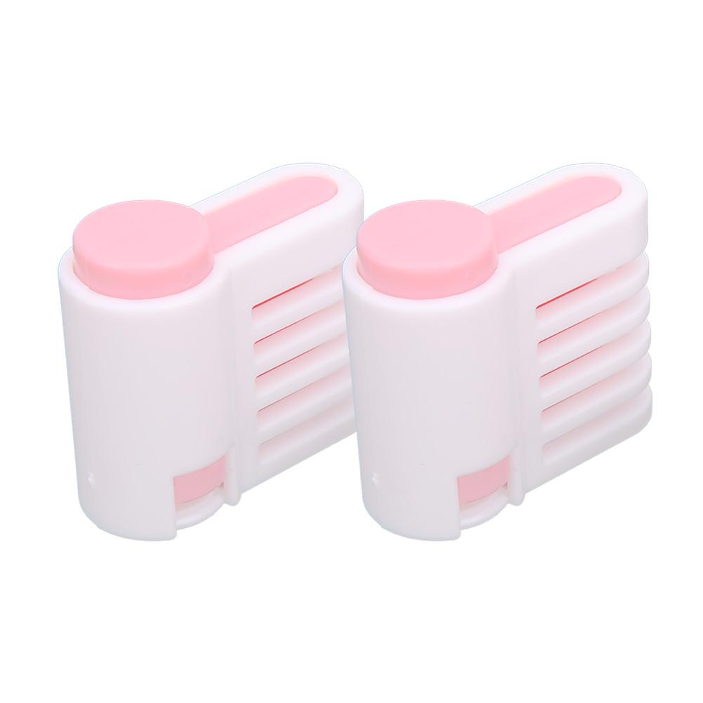 2 шт. многофункциональный DIY резак для хлеба и торта руководство по нарезке инструмент домашний кухонный аксессуар(Белый и розовый