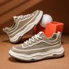 2026 New Men Mesh Thick Sole Lightweight Sports Sneakers Breathable Comfort Non Slip Outdoor Daily Walking Casual Footwear