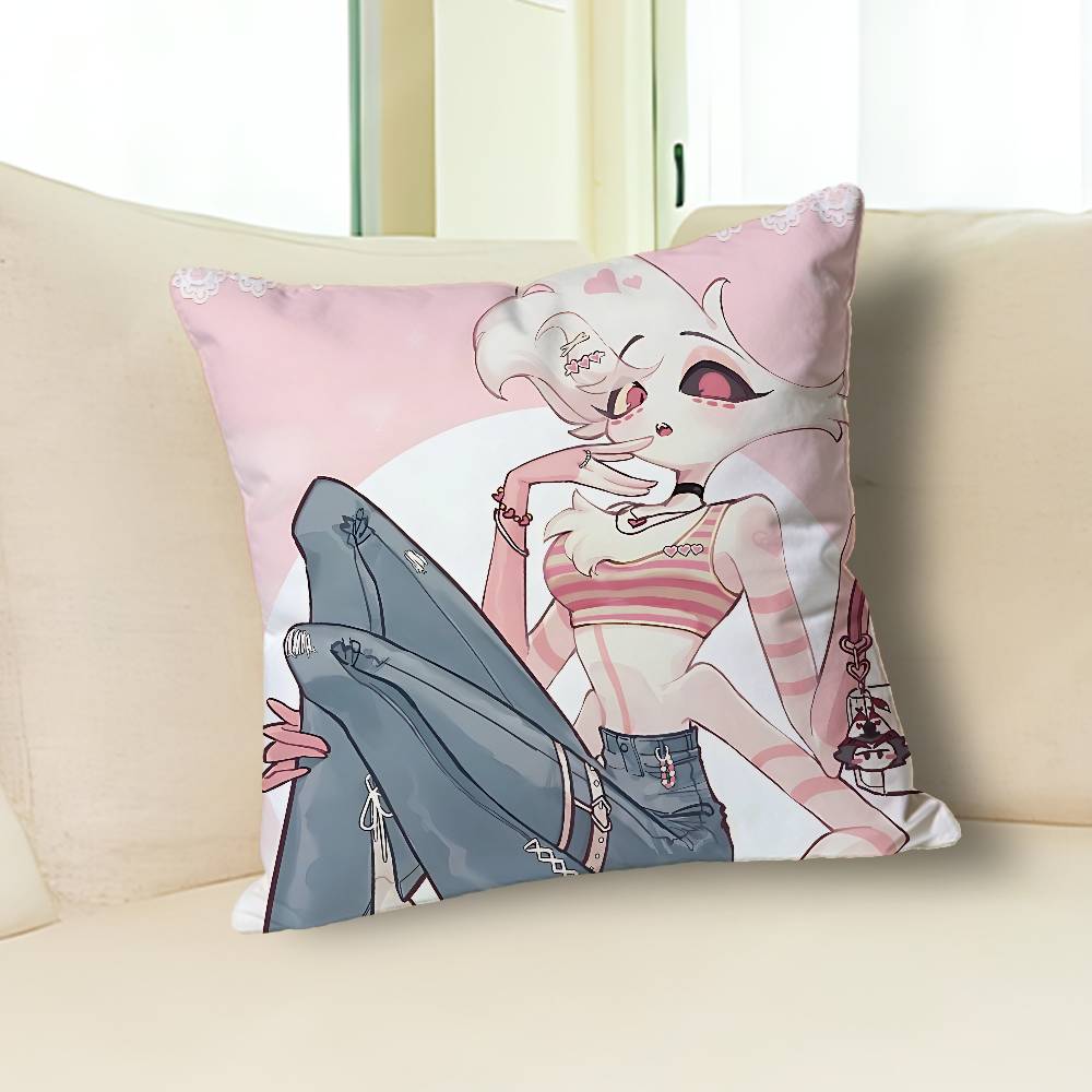 A-Angel D-Dust H-HazbinsS-S Наволочки для Спальни Гостиной Дивана Домашний Декор Полиэстеровая Наволочка на Подушку на Молнии