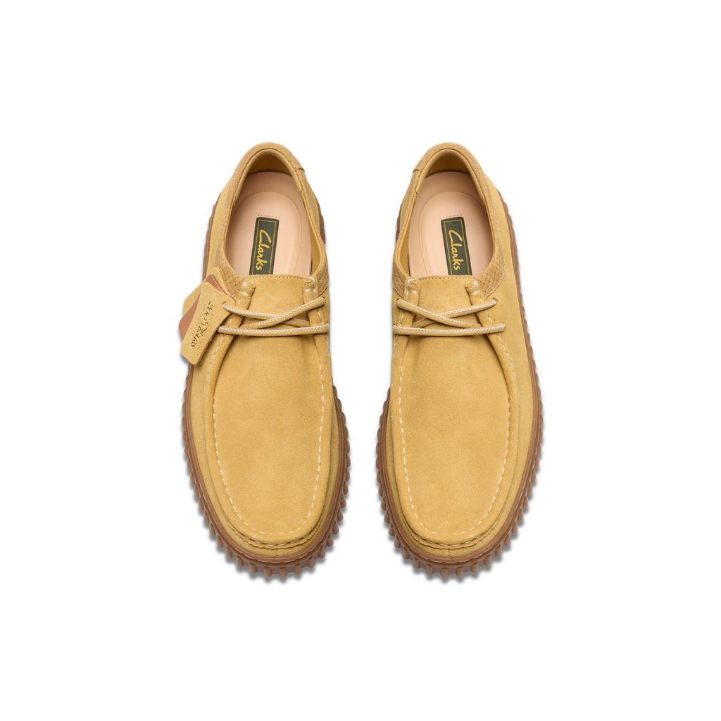 Clarks Кеды Torhill Lo Retro Повседневные Мужские кроссовки Желтые 261809117