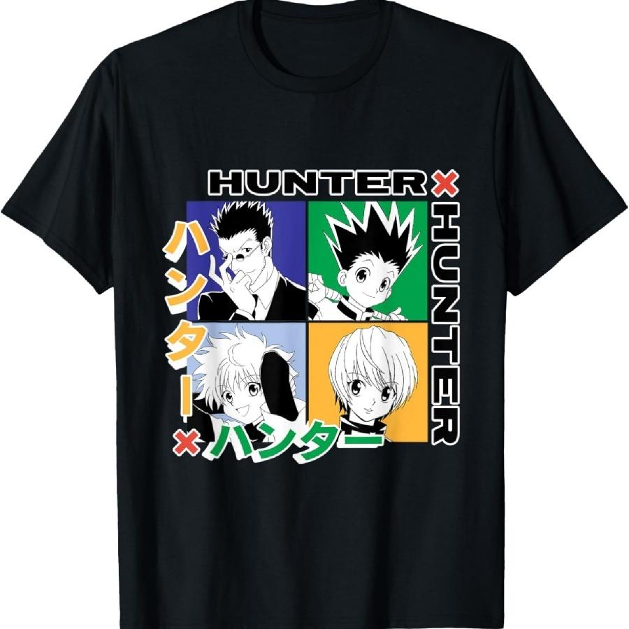 Футболка с графикой сетки Hunter X Hunter