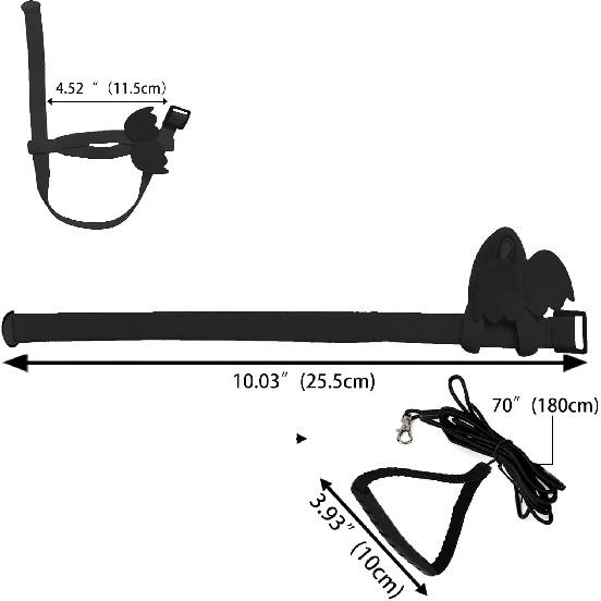 Шлейка и поводок Dnoifne для домашних попугаев и птиц, Регулируемая конструкция для тренировок, Защита от укусов, Птичья нейлоновая веревка с милым крылом для попугаев, Подходит для Алых,