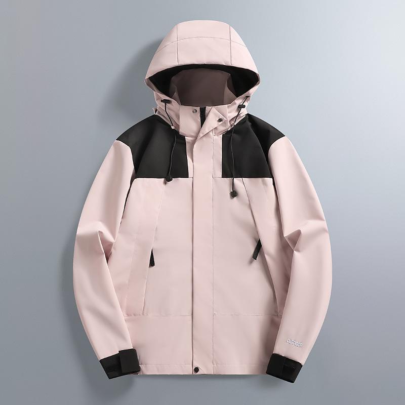 Мужские и женские куртки для активного отдыха Ветрозащитные и водонепроницаемые с капюшоном для занятий спортом и отдыха, одежда для альпинизма, куртка-пальто на весну и осень