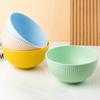 4 шт. кухонная посуда, миска из пшеничной соломы, пищевая пшеничная миска для риса, столовая посуда, контейнер для еды, десерт, салат, наборы мисок для риса