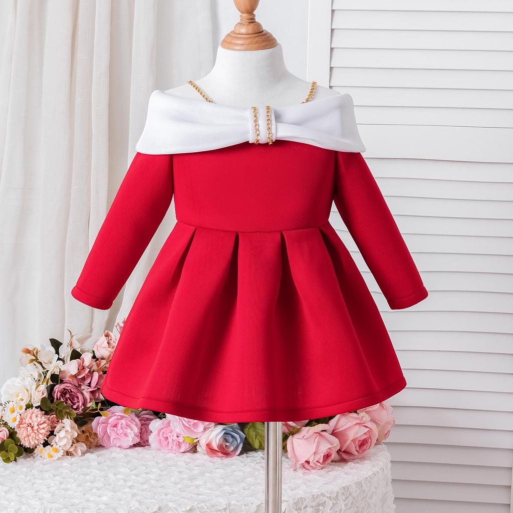 Модное платье для девочек 2025 года, летнее детское милое платье на одно плечо с бретельками