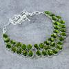 Peridot Gemstone Handmade 925 Sterling Silver Jewelry Necklace 18" M-317