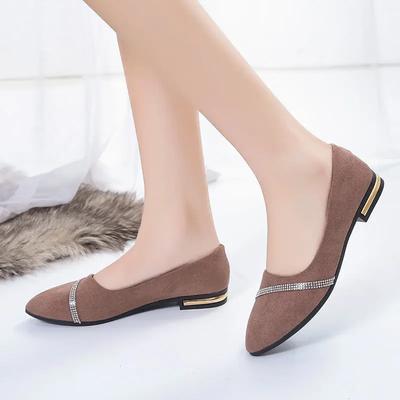 Женские туфли-лодочки с острым носком и стразами, женская обувь с бриллиантами и кристаллами, низкий каблук, элегантные, для отпуска, последние, 39, стильные, удобные