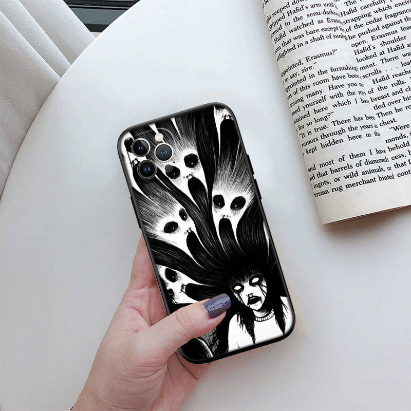 IR15 Junji Ito Tomie Case for Samsung A06 A35 A25 A24 A15 A05S A05 M55 M35 M15 A02 A12 A13 A10 A16 A20 A30 A22 A31 A32 A33 A42 A50