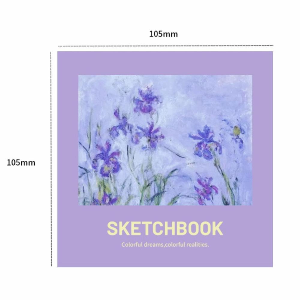 96 Sheets Sketchbook Blank Pages Sketching Book High Quality Mini Drawing Book  Hand Drawn