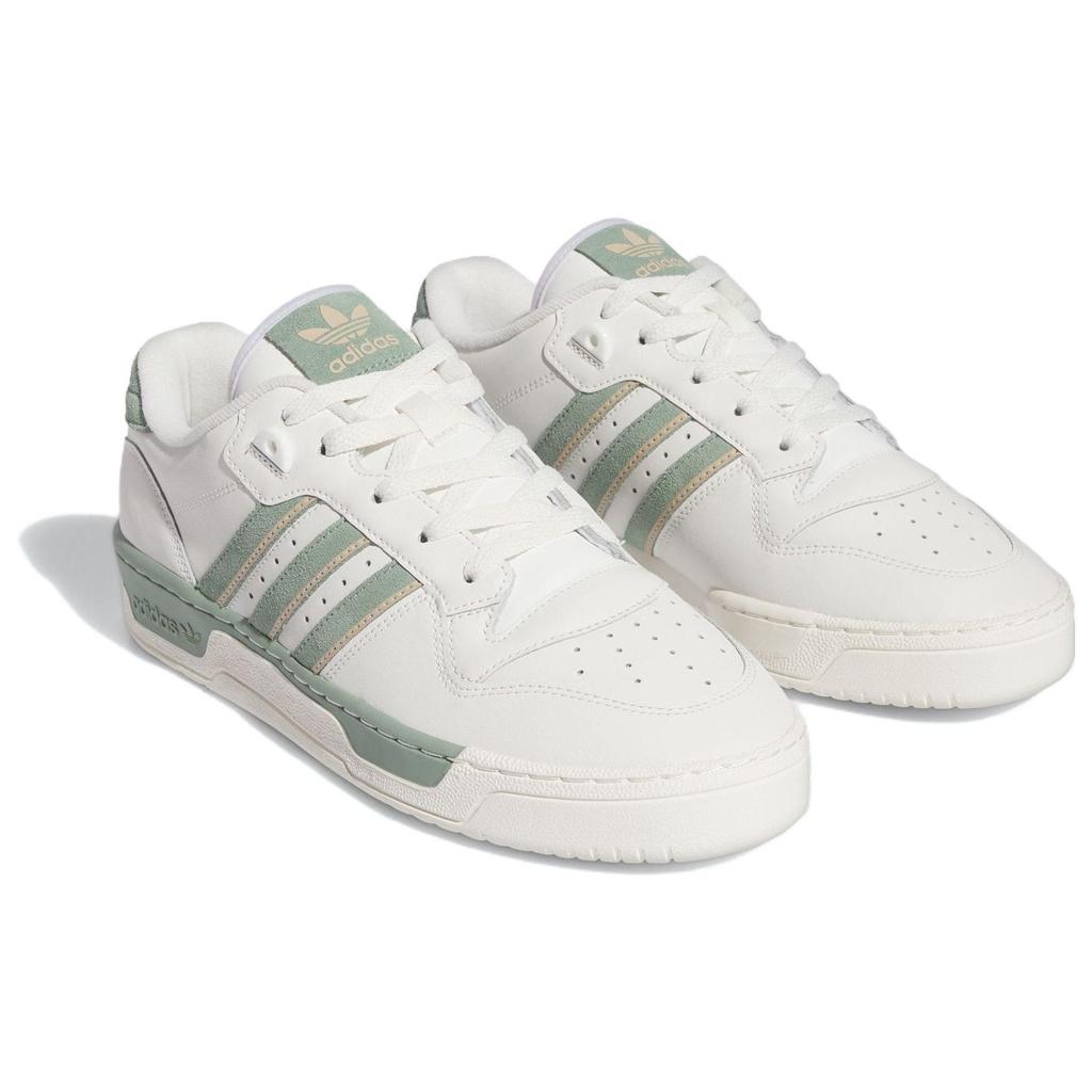 Adidas Кроссовки унисекс Rivalry Low White Silver Green Core-White Off-White IG6309
