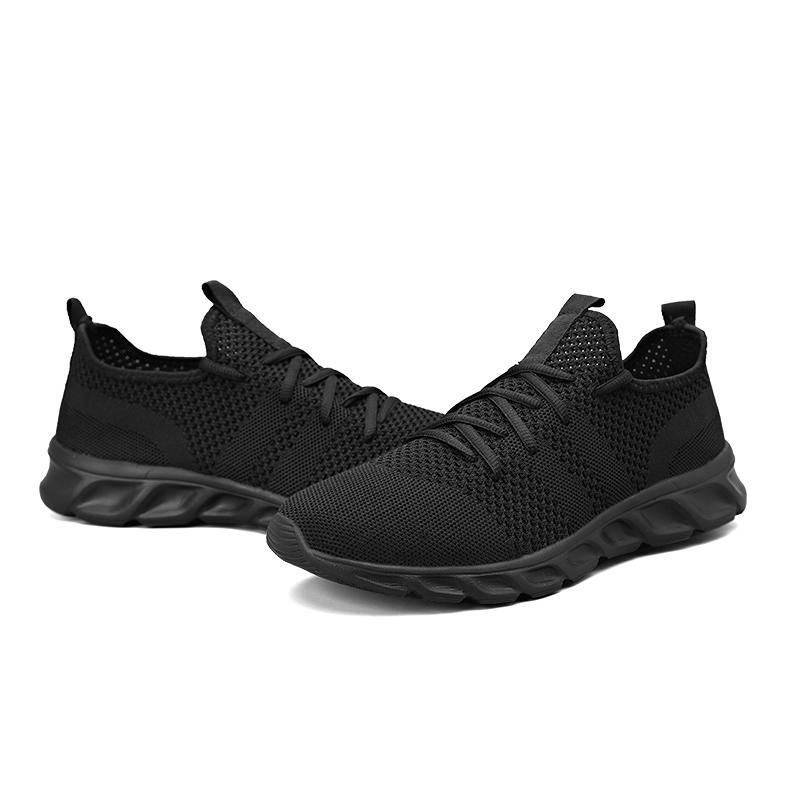 Мужская повседневная спортивная обувь, легкие кроссовки, белые уличные кроссовки с дышащей сеткой, черные кроссовки для бега, спортивные кроссовки для бега, теннисные туфли
