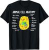 Anatomy Of Animal Cell Biology Biologist Science Student Gift Unisex T-Shirt