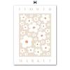 Nordic Simple Wall Art Abstract Colorful Flower Bohemian Canvas Poster Printing Home Bedroom Living Room Decoration Gifts