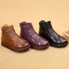 Autumn Women's Shoes Genuine Leather Boots Women's Fashion Winter Boots Women Flat Shoes Non-slip Warm Shoes Women Ankle Boots