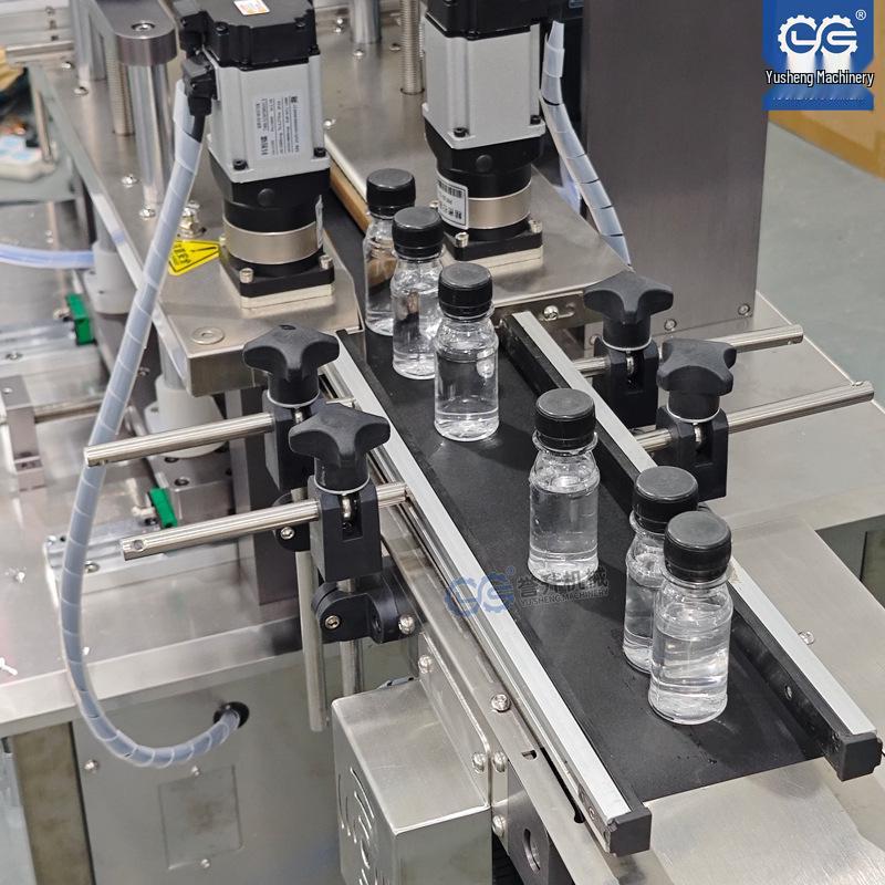 PET Bottle Anti-Theft Cap Vibratory Bowl Lid Automatic Servo Capping Machine