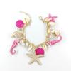 Personalized Design Trendy Tide Ocean Bracelet Women's Bohemian Style Bracelet Pink Starfish Shell Bracelet