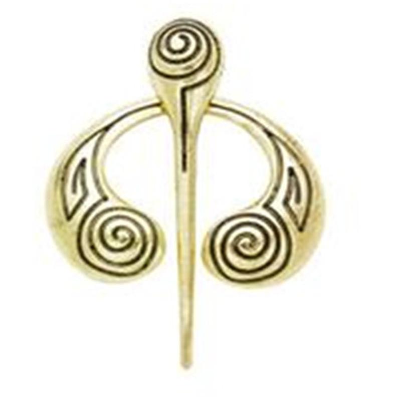 New Fashion Women Hand Forged Medieval Norse Runic Viking Jewelry Vintage Wulflund Belt Buckles Viking Cloak Brooch Cloak Pin