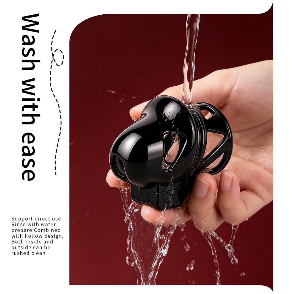 LICKER Male Glans Chastity Cage With Urethral Orifice Cock Cages Penis Head Chastity Lock 9 Size Penis Rings Erotic Accessories